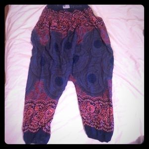 COLORFUL LIGHT WEIGHT HAREM PANTS